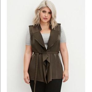 Forever 21 Plus Ruffle Vest